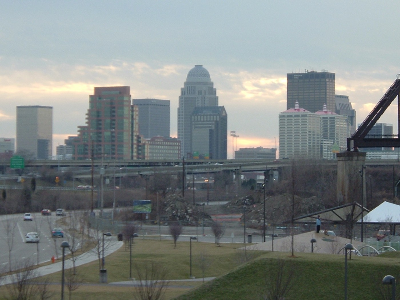 Louisville Kentucky skyline